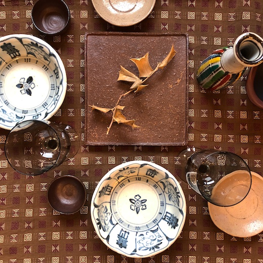 和食器、骨董、古陶磁、なます皿、備前焼、和モダン、ヴィンテージ食器