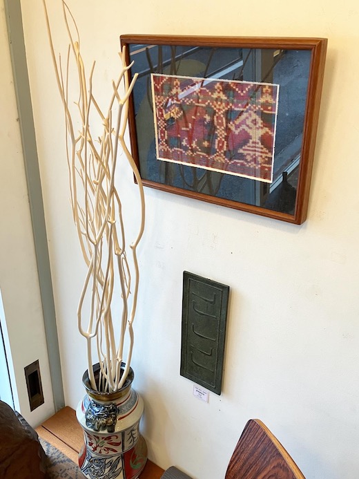 古裂、インド絣、パトラ、額装、ダブルイカット