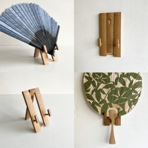 ヴィンテージ雑貨、竹工芸、団扇立て、扇子立て