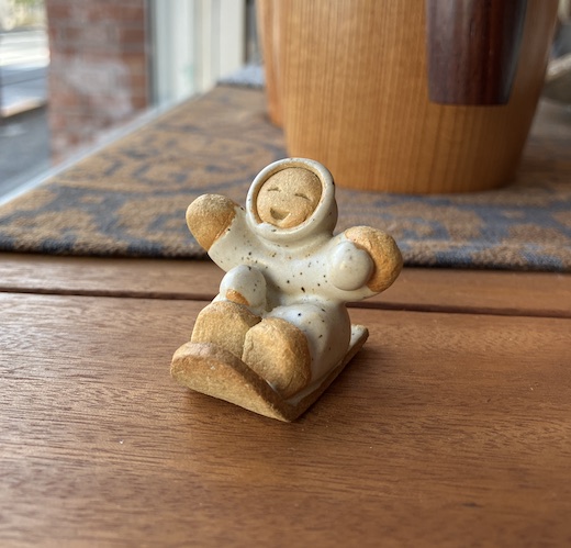 カナダ、エスキモー、フィギュリン、bettibouman