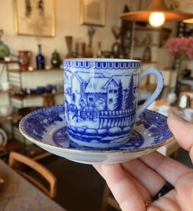 ナルミ、白磁、デミタスカップ、bluecathay、輸出向け