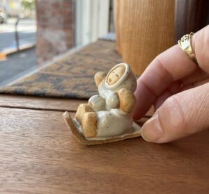 カナダ、エスキモー、フィギュリン、bettibouman