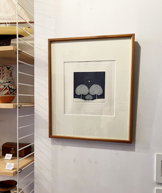 ドイツ人版画家、エッチング、冬の夜、volkerkuhn