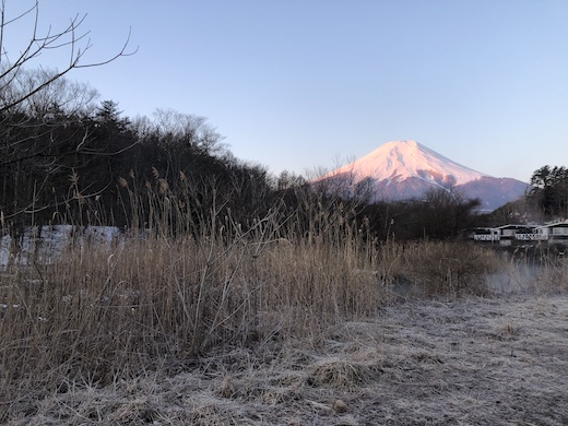 富士山、朝焼け、2024春
