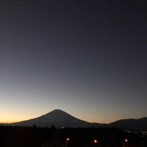 富士山、星に願いを