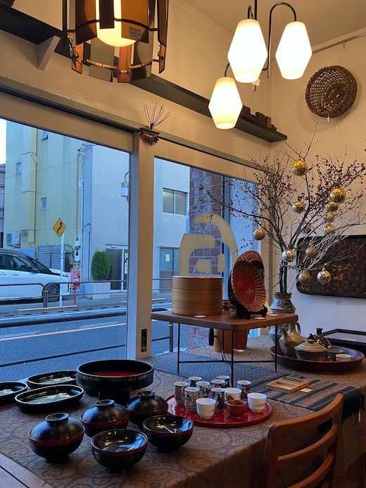 ヴィンテージ食器、お正月のしつらえ