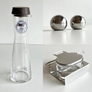 モダンキッチンウェア、アレッシィ、ホヤガラス、ドレッシングボトル