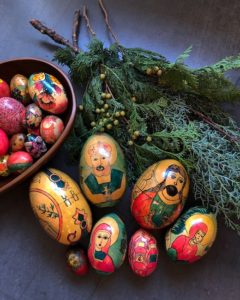 ロシア雑貨、イースターエッグ、クリスマスオーナメント、ヴィンテージ雑貨、マトリョーシカ