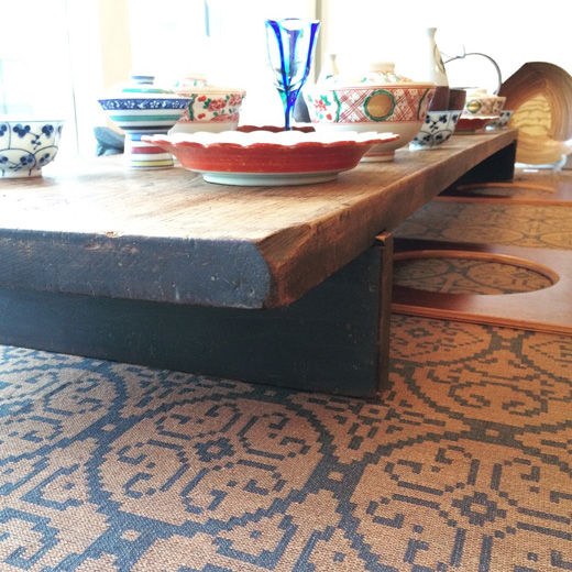 裁ち板、裁板、座卓、ローテーブル、経年変化、無垢天板、一枚板、古道具、古材