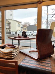 天童木工、座椅子、ローズウッド