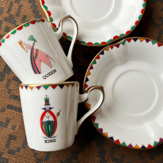 カップ&ソーサー、キング&プリンス、ヴィンテージ