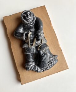 エスキモーアート、フォークアート、ヴィンテージスーベニア、ストーンアート、カナダ