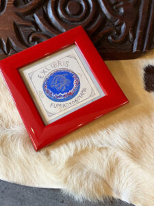 木版画、横山二三子、エクスリブリス、蠍、さそり