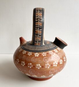ヴィンテージ、メキシコ陶器、ボティホ、水差し、ピッチャー