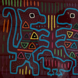 ヴィンテージ、フォークアート、アップリケ刺繍、モラ