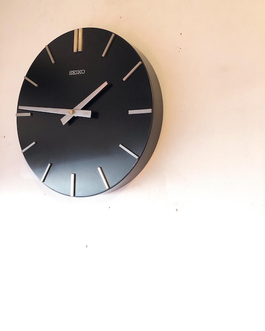 ヴィンテージ時計、時計、クォーツ、壁掛け時計、セイコー、seiko、モダンデザイン