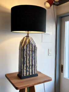 ヴィンテージ照明、テーブルランプ、陶器スタンド