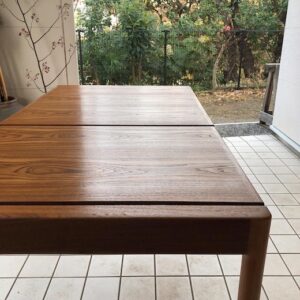 ヴィンテージ家具、チークテーブル、日本製、エクステンションテーブル、北欧モダン