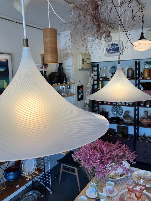 ヤマギワ、ヴィンテージ照明、ペンダントランプ、北欧モダン