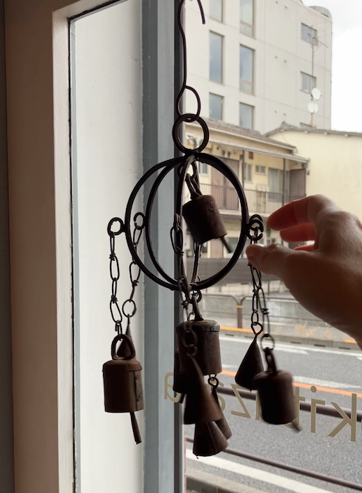 ヴィンテージ、フォークアート、ドアベル、カウベル