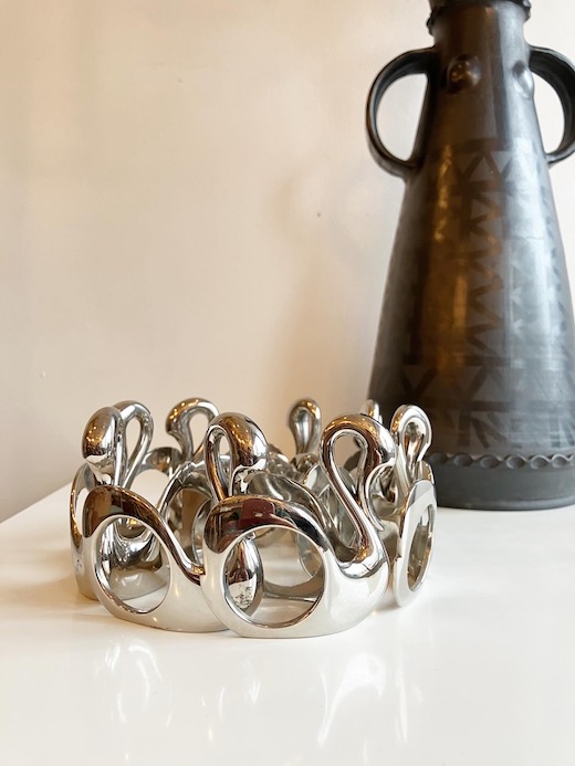 白鳥、ナプキンリング、スワン