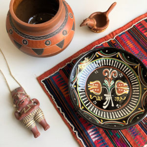 ヴィンテージ雑貨、民族雑貨、フォークアート、メキシコ陶器、スリップウェア、土器、民族衣装