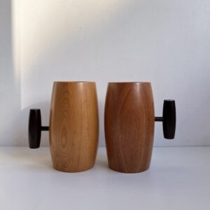 青峰重倫、銘木盃、木工