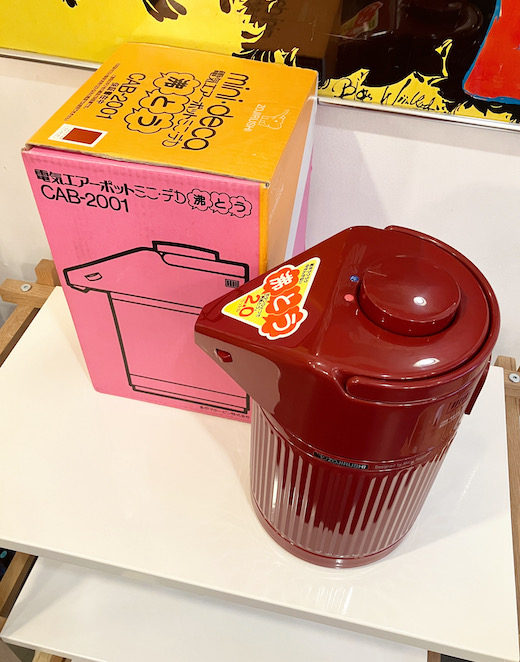 象印、電気ポット、マリオベリーニ、ミニデカ